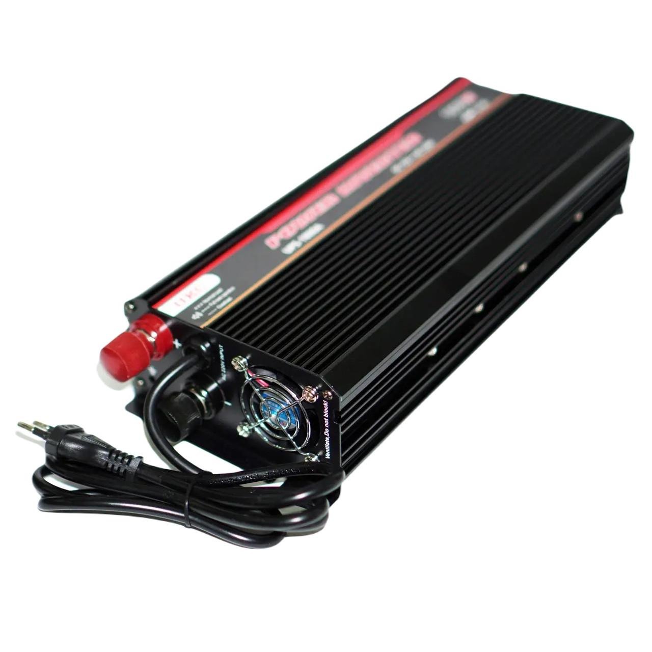 Преобразователь напряжения инвертор UKC UPS-1800A 1800W DC/AC 12V-230V с зарядкой Black (3_05062) - фото 3 Преобразователь напряжения инвертор UKC UPS-1800A 1800W DC/AC 12V-230V с зарядкой Black (3_05062) - фото 3