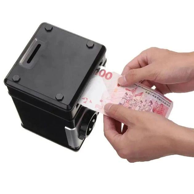 Сейф банкомат Number Bank с кодовым замком электронный Черный (AD2302-33) - фото 3