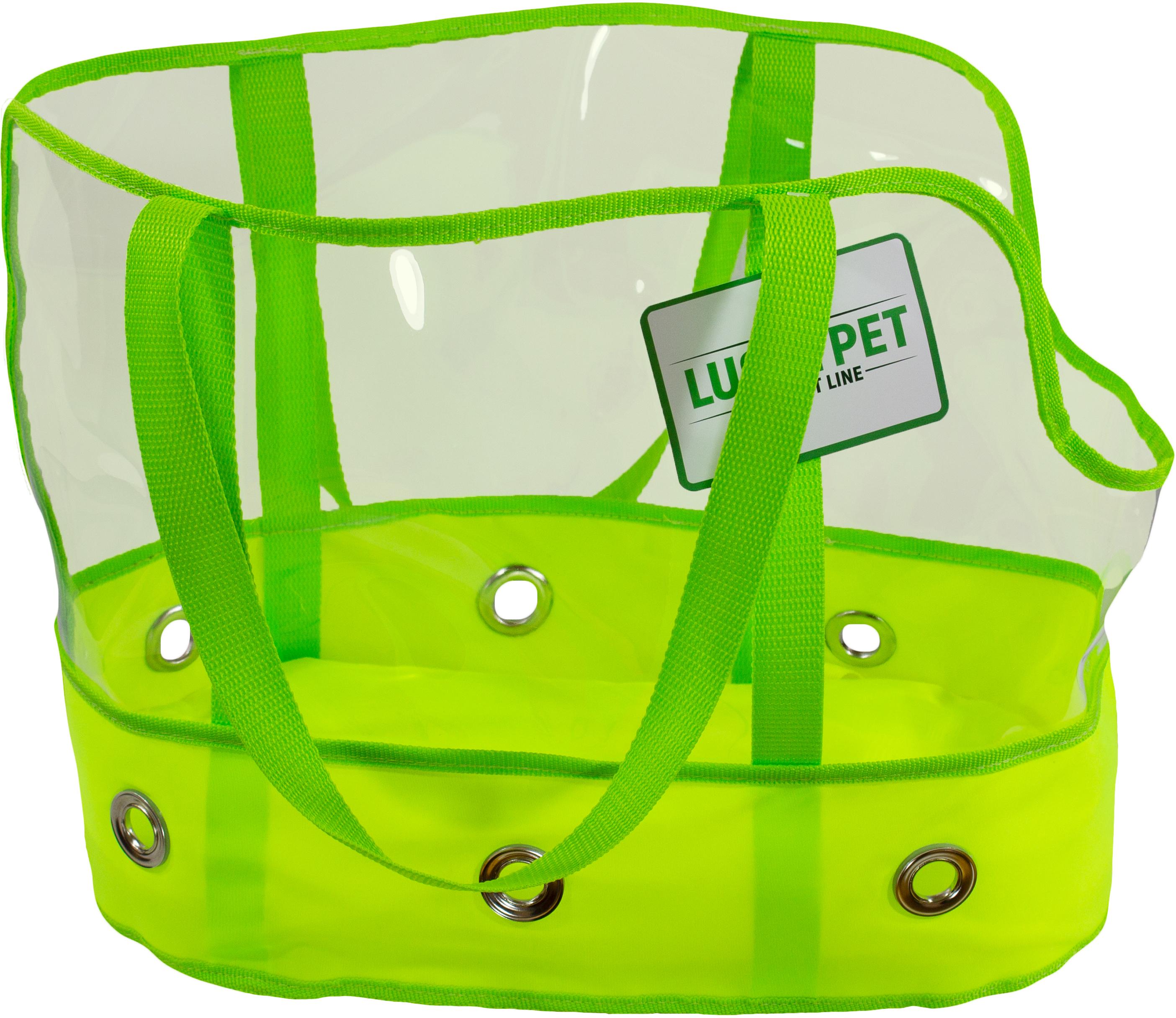 Сумка Lucky Pet Неон №0 прозрачный 23x33x28 см Желтый (4820224215570)