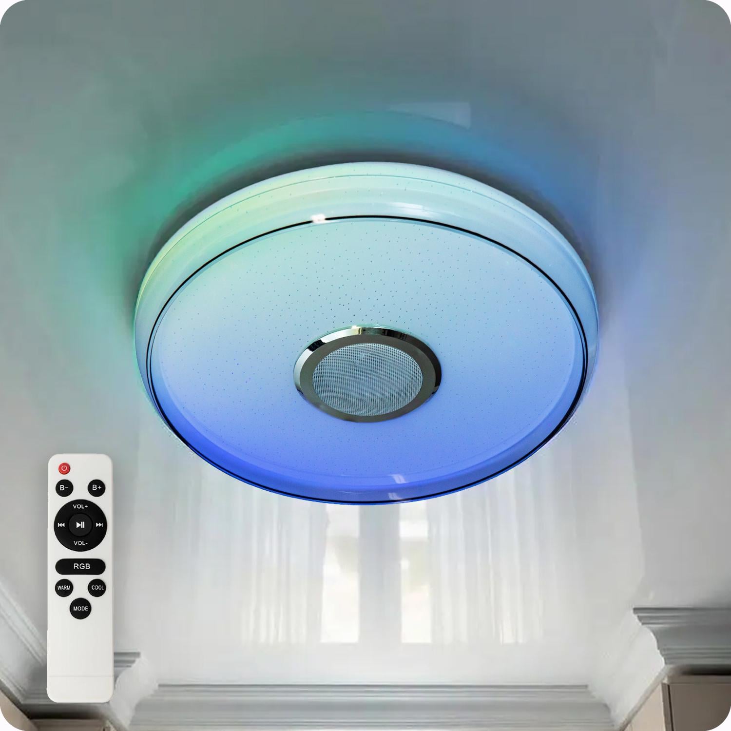 Люстра светодиодная 517 Dlight RGB с пультом и колонкой 70Вт Белый (02178) Люстра светодиодная 517 Dlight RGB с пультом и колонкой 70Вт Белый (02178)