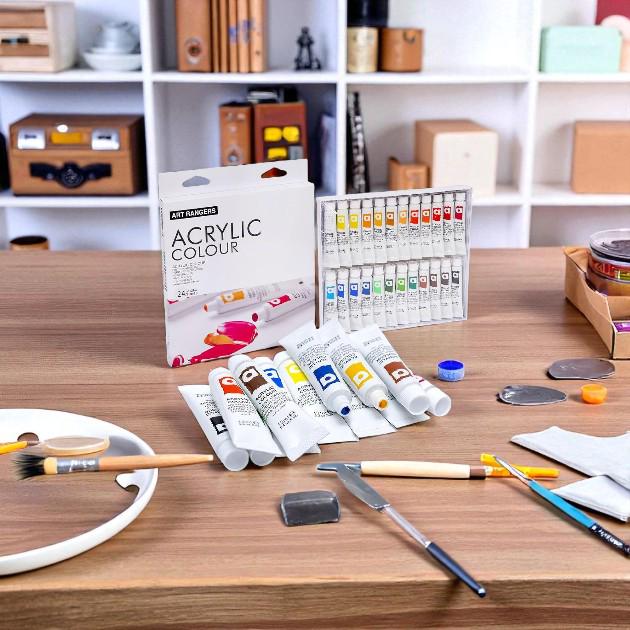 Фарби акрилові художні тюбики в коробці 24 кольори по 12 мл (37-112004) - фото 4 Фарби акрилові художні тюбики в коробці 24 кольори по 12 мл (37-112004) - фото 4