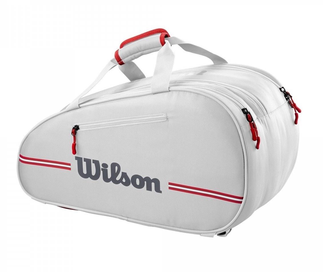Сумка для разделения Wilson Padel Team Racket Bag White