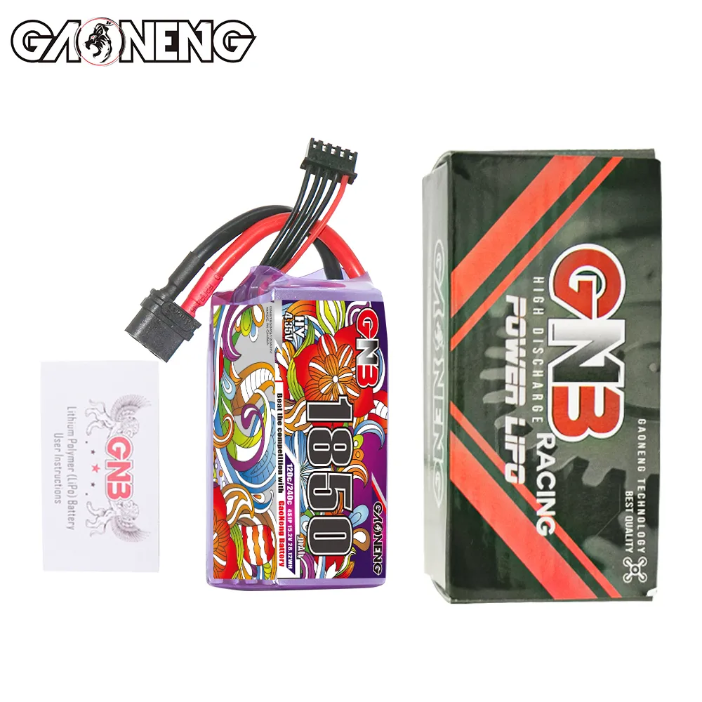 Батарея GNB 4S 1850 mAh 15,2V 120C/240C XT60 - фото 4