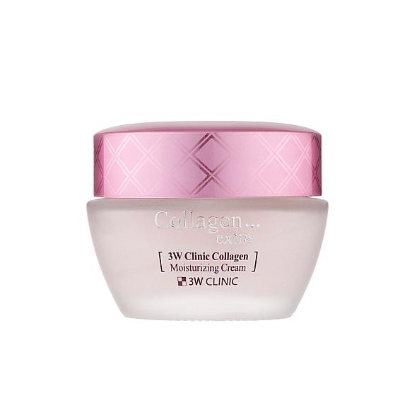 Крем экстра увлажняющий для лица с коллагеном Collagen Extra Moisturizing Cream 3W Clinic 60 мл (8809445614733)