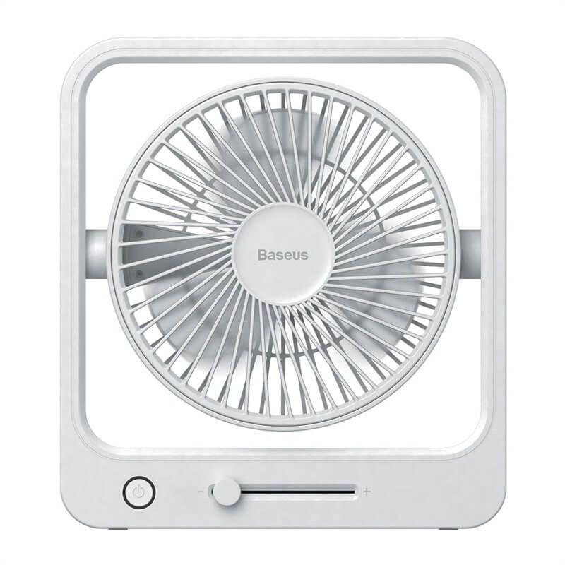 Вентилятор Baseus Cube Shaking Fan с аккумулятором 5400 mAh White (CXMF-02)