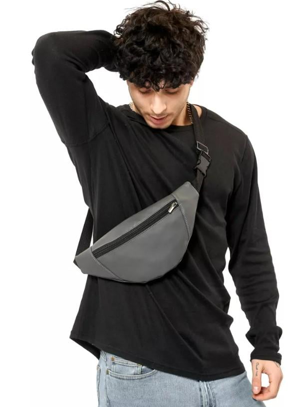 Поясная сумка мужская Sambag Soho BSH Графитовый (82111009m)