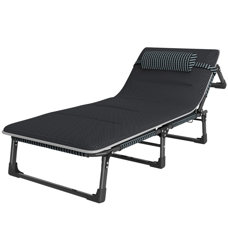 Шезлонг садовый WCG FB-S02-PM с подушкой/матрасом Черный (FB-S02-PM 1) - фото 4 Шезлонг садовый WCG FB-S02-PM с подушкой/матрасом Черный (FB-S02-PM 1) - фото 4