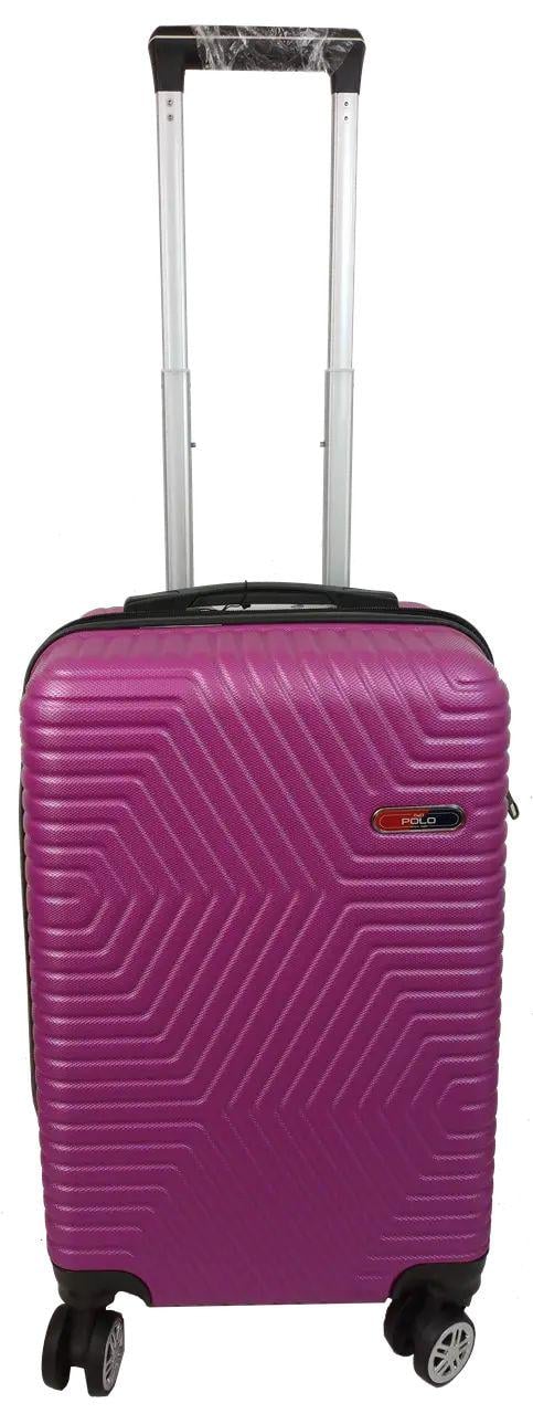 Валіза пластикова GD Polo мала 45 л Темно-рожевий (60k001 small dark pink)