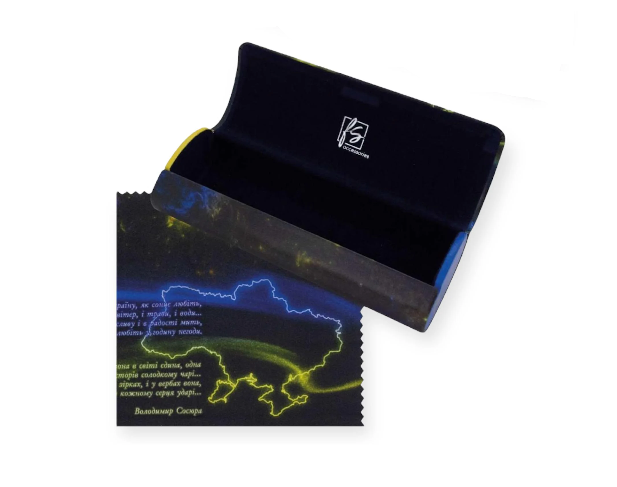 Футляр для очков Fashion Style Украина из искусственной кожи на магните (F118)