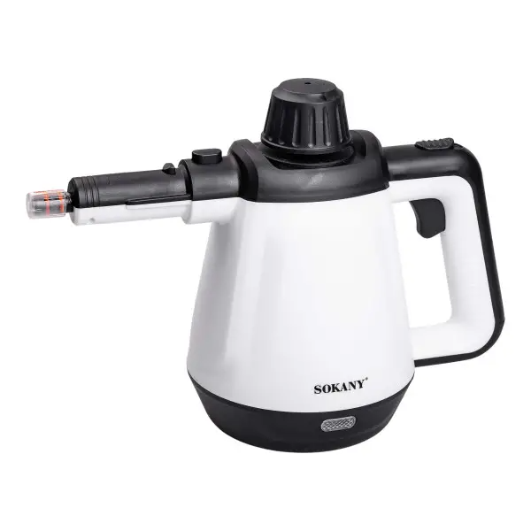 Пароочиститель Sokany SK-11047 ручной с набором насадок Белый (HP-UR-1)