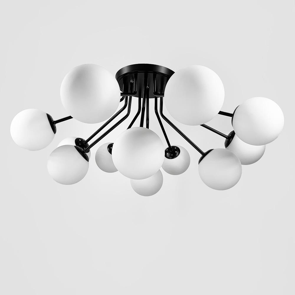 Люстра потолочная Light House LNF-17387/12 BK Черный