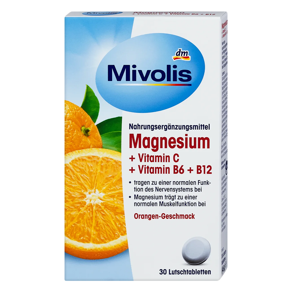 Биологически активная добавка DM Mivolis Magnesium/Vitamin C/Vitamin B6/B12 (EPI-15102025-1366)