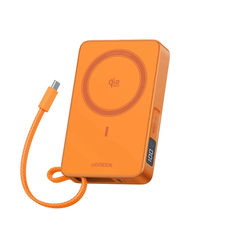 Батарея магнитная UGREEN PB773 10000 mAh 25W Orange (2000258)