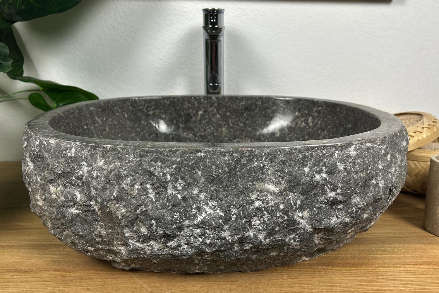 Раковина каменная овальной формы мрамор 52х42х16,5 см Серый (25072314) - фото 4 Раковина каменная овальной формы мрамор 52х42х16,5 см Серый (25072314) - фото 4