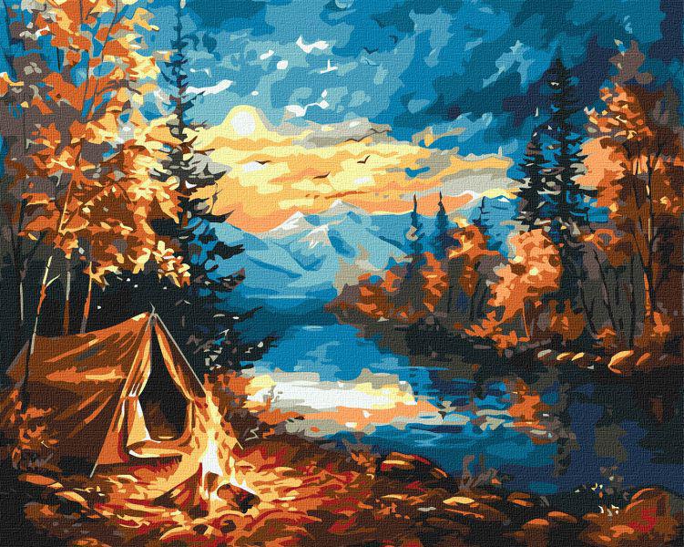 Картина за номерами Ideyka Ніч у лісі 40x50 см (Id-KHO2903)