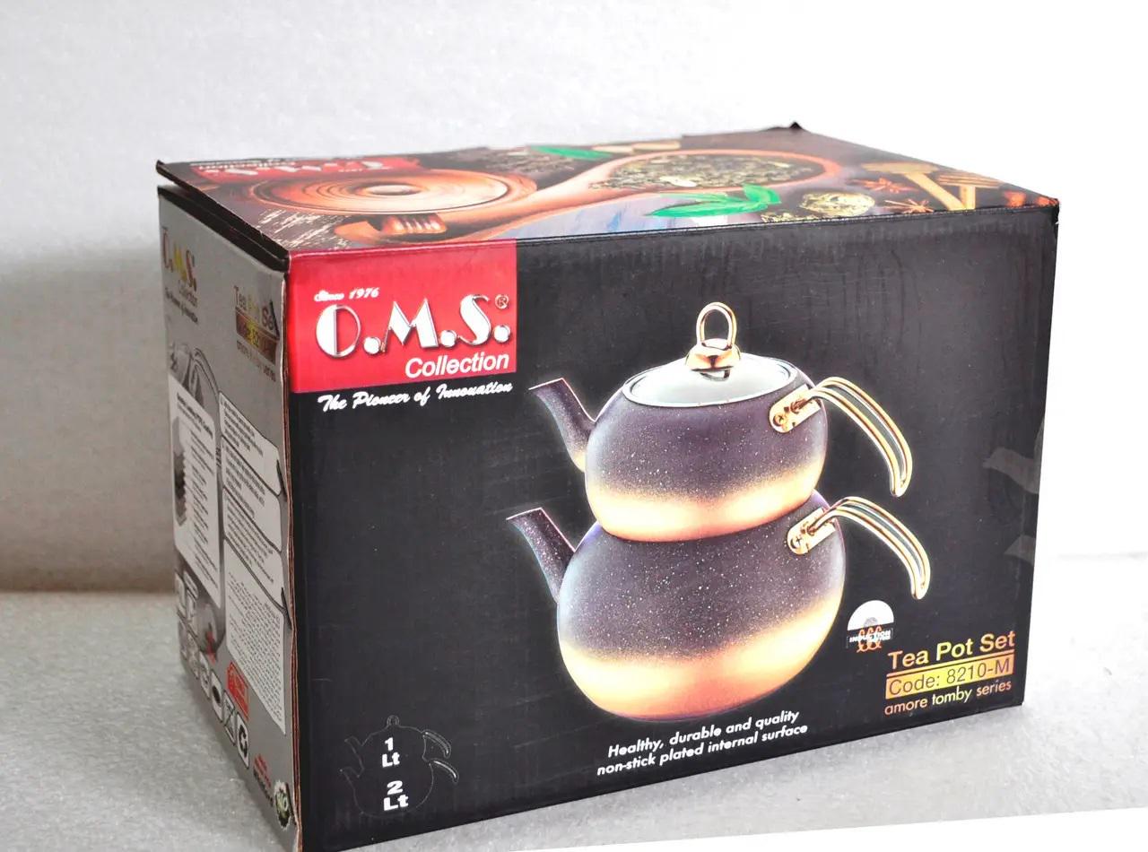 Чайник двухъярусный OMS Collection 8210-M 1/2 л Gold (88389) - фото 10