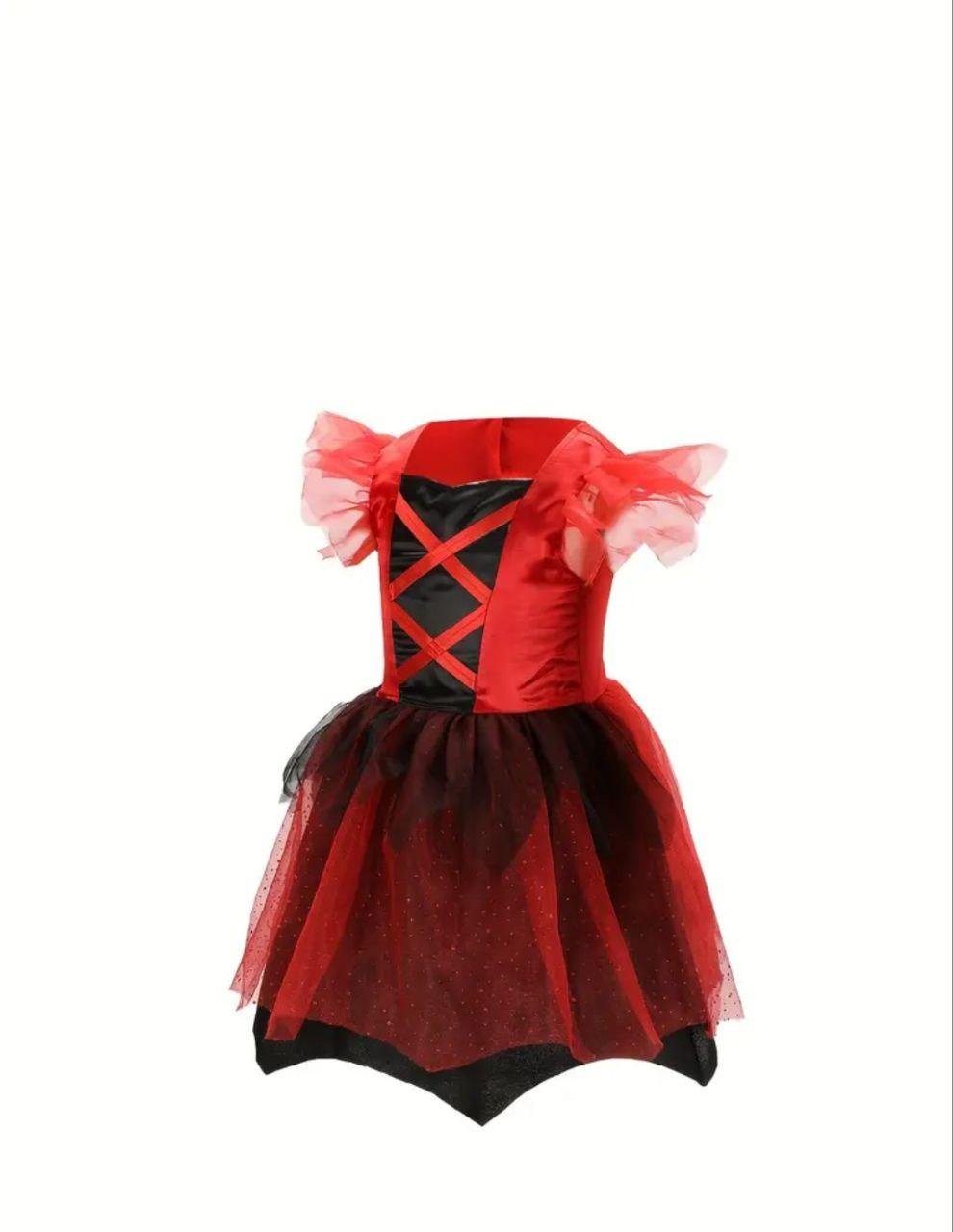 Платье пиратки-разбойницы для девочки с повязкой на голову и глаз на 5-6 лет 120 см (2569610382) - фото 2 Платье пиратки-разбойницы для девочки с повязкой на голову и глаз на 5-6 лет 120 см (2569610382) - фото 2