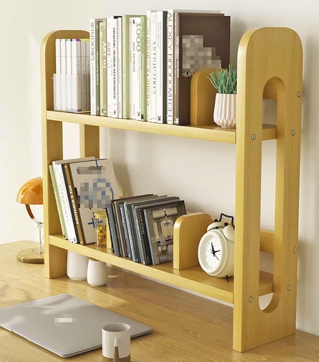 Полка-надстройка настольная из дерева Астон карри (АКД-010203)