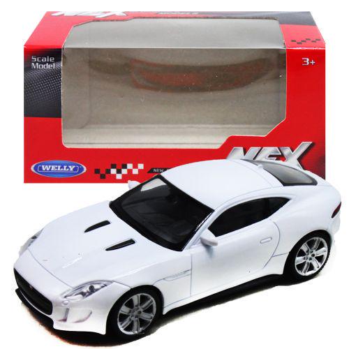 Машина металлическая Jaguar F-type Coupe 1:43 White (195369)