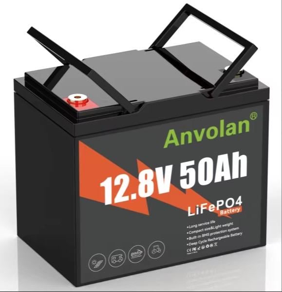 Аккумулятор литий-железо-фосфатный Anvolan LiFePO4 12,8 V 0Ah/1280 Wh Аккумулятор литий-железо-фосфатный Anvolan LiFePO4 12,8 V 0Ah/1280 Wh
