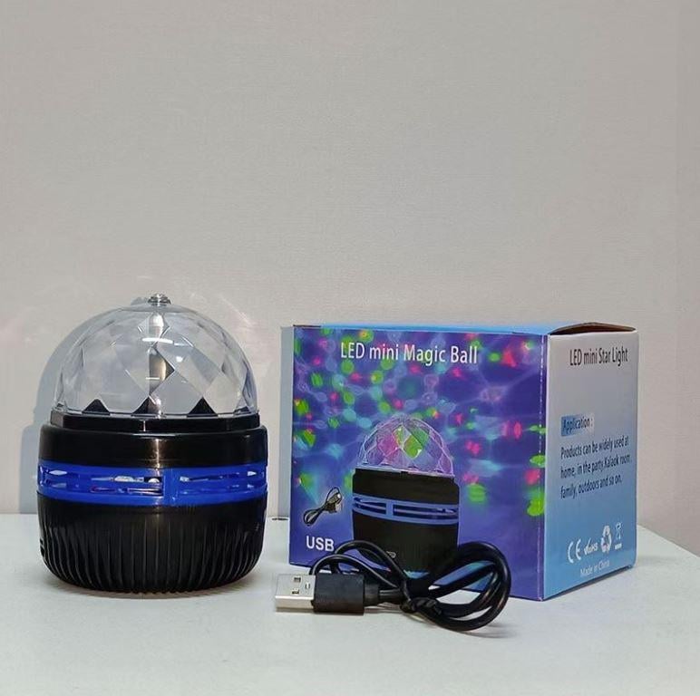 Нічник-проектор зоряного неба Starry Galaxy RGB LED Чорний (33350981)