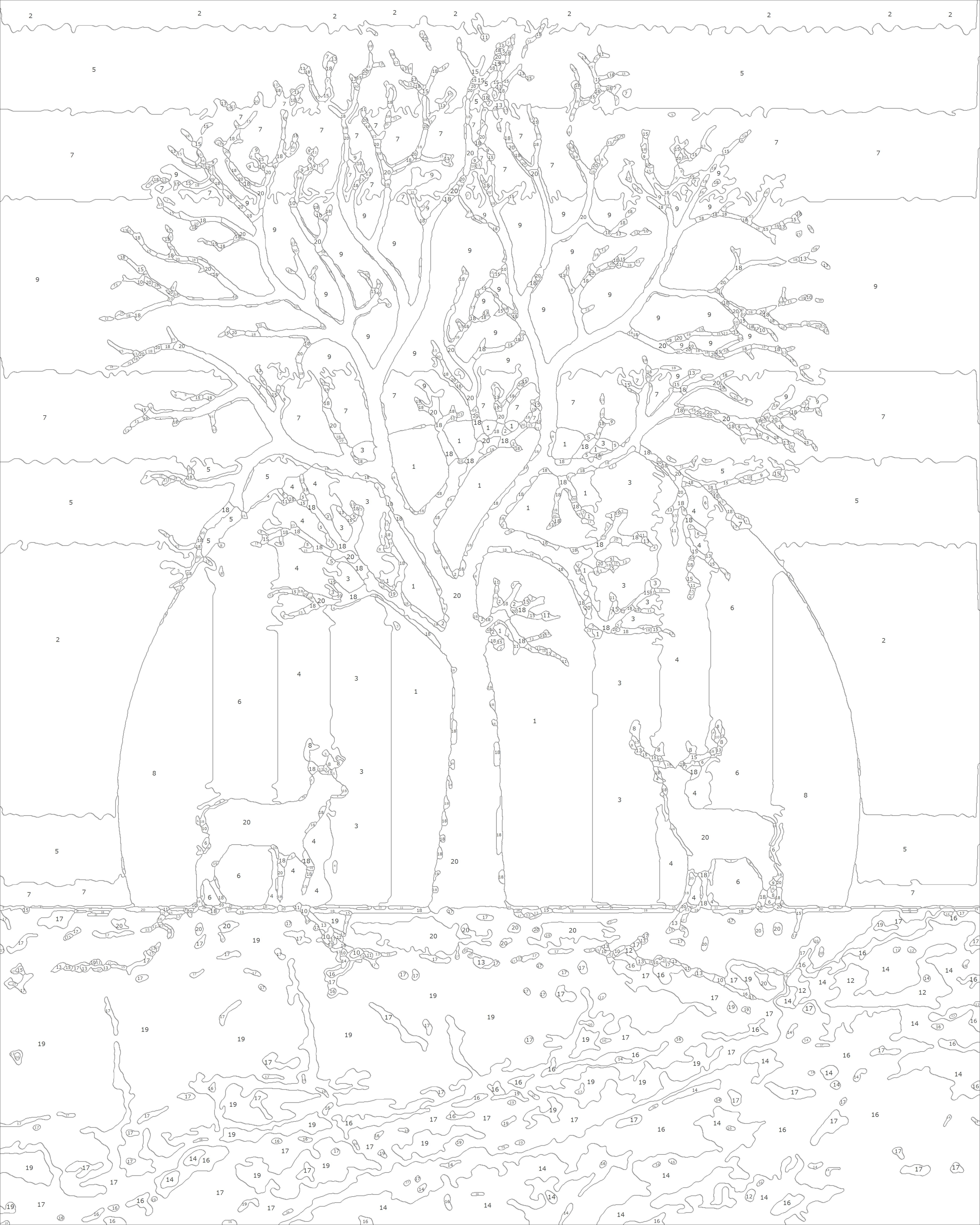 Триптих картин за номерами Create Me Гармонія простору з металізованими/золотими фарбами 40х50 см 3 шт. (СМ-0710) - фото 7 Триптих картин за номерами Create Me Гармонія простору з металізованими/золотими фарбами 40х50 см 3 шт. (СМ-0710) - фото 7