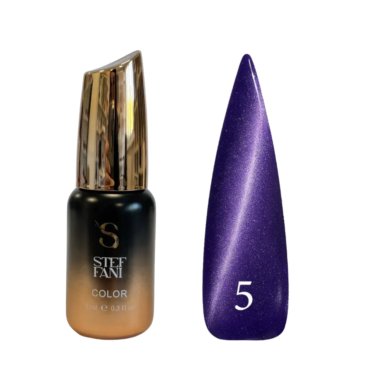 Гель-лак для нігтів Steffani Cat Eye MYSTIC 9 мл 05 Фіолетовий (13355283) Гель-лак для нігтів Steffani Cat Eye MYSTIC 9 мл 05 Фіолетовий (13355283)