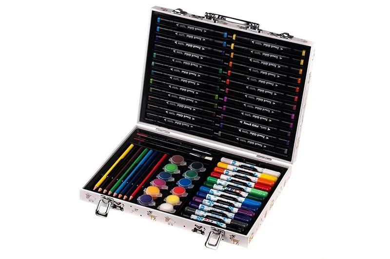 Детский набор для рисования Art Set с двусторонними скетч маркерами в чемоданчике 58 пр. (be9cd7b2)