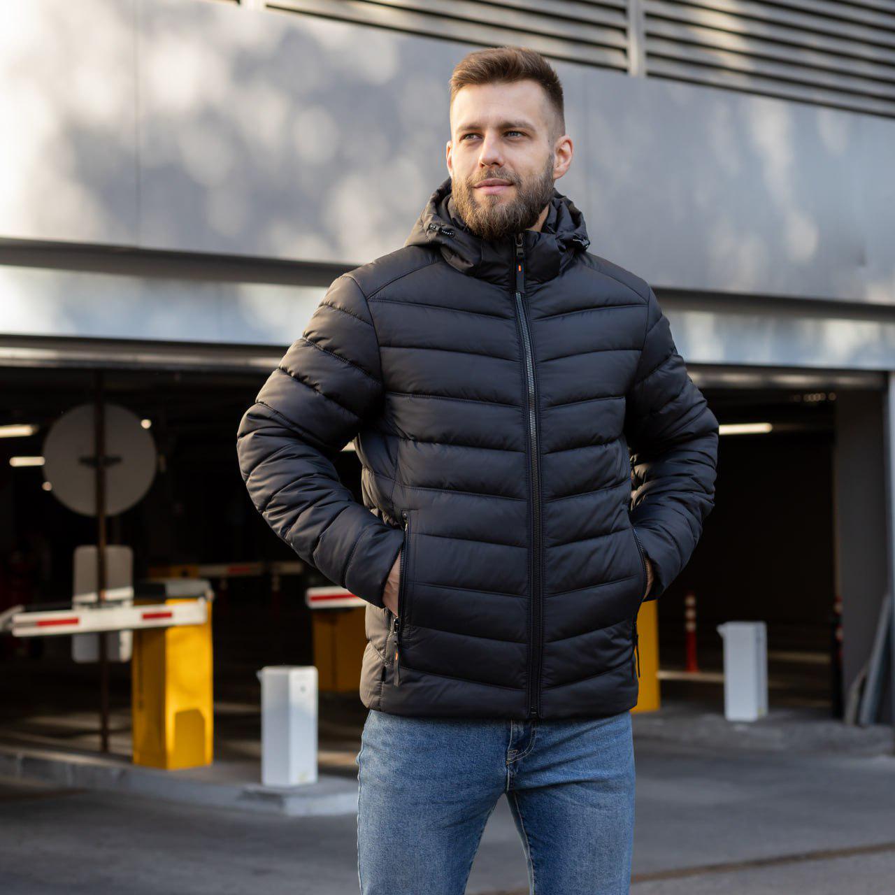 Куртка мужская зимняя Vavalon 932-V р. 56 Черный (29126176) - фото 1