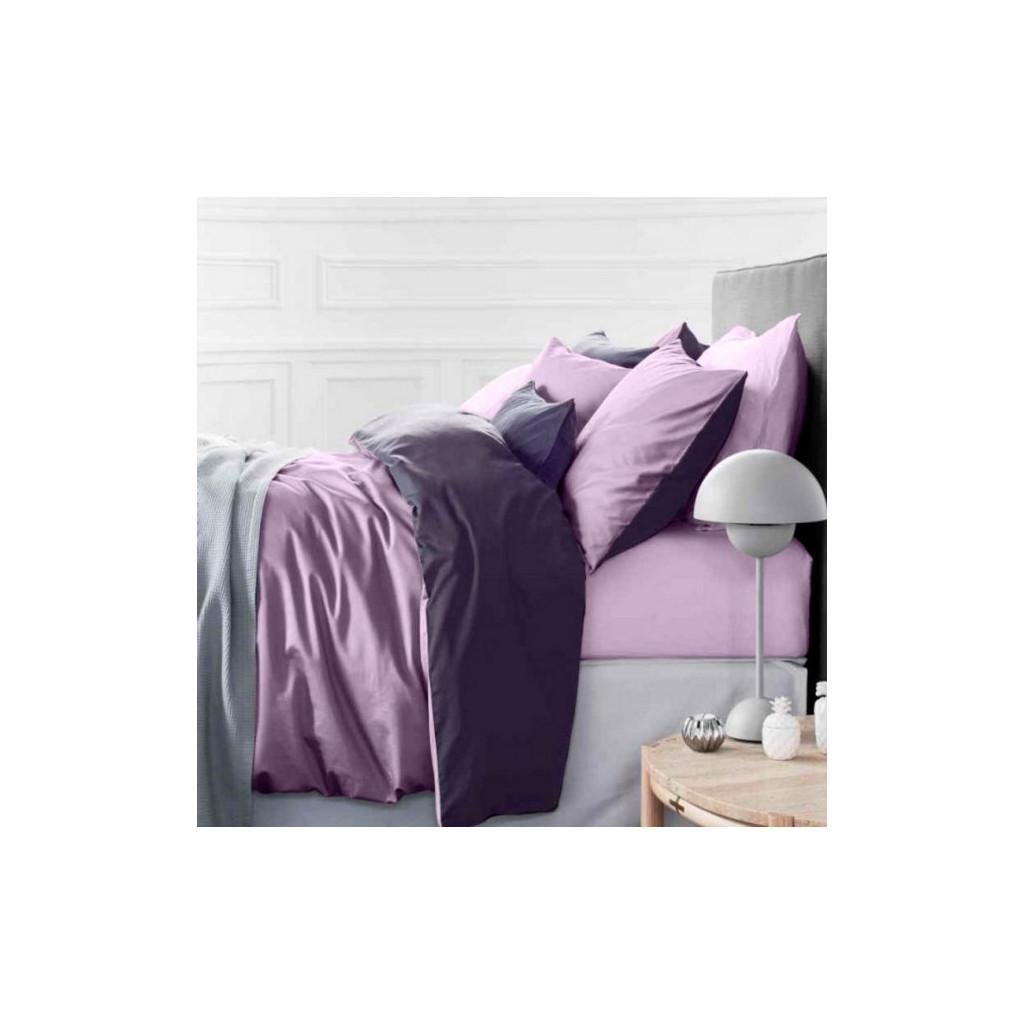 Комплект постельного белья MirSon Violet 0199+0231 двухспальный satin 175х210 см (178664)