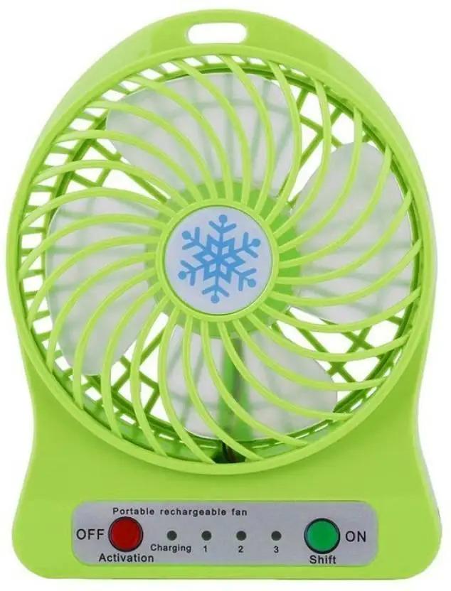 Мини-вентилятор Portable Fan Mini Зеленый