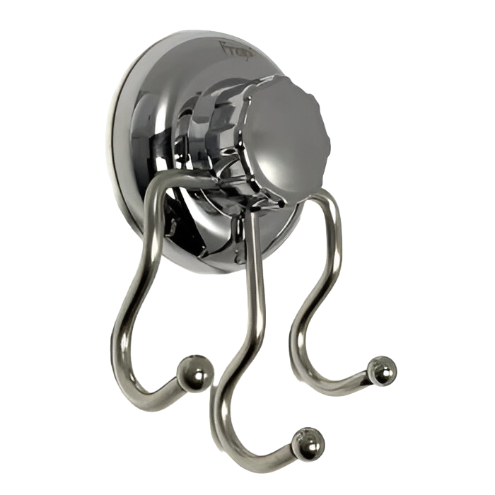 Гачок потрійний для ванної Frap F3905-3 на присосці Хром (SQ-1039068) Гачок потрійний для ванної Frap F3905-3 на присосці Хром (SQ-1039068)