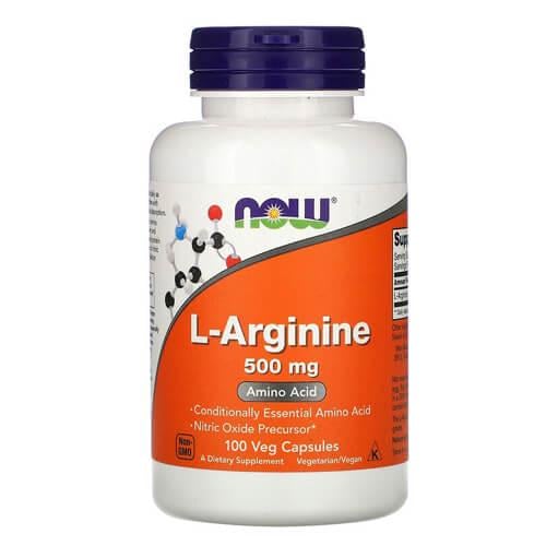Аргинин NOW L-Arginine 500 мг 100 Veg Capsules (NOW-00030) Аргинин NOW L-Arginine 500 мг 100 Veg Capsules (NOW-00030)