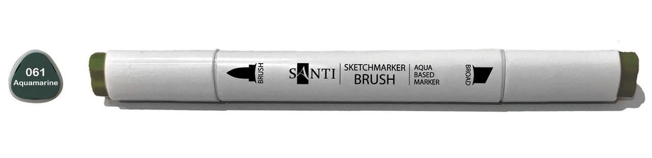 Маркер акварельный Santi sketch Аквамарин