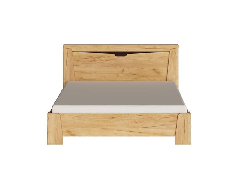 Кровать двуспальная Эверест Либерти-1400 Дуб крафт Золотой (DTM-2085)