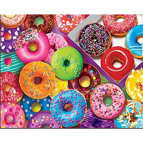 Алмазная мозаика Strateg Премиум Пончиковое настроение 30x40 см (Str-HEG86893)