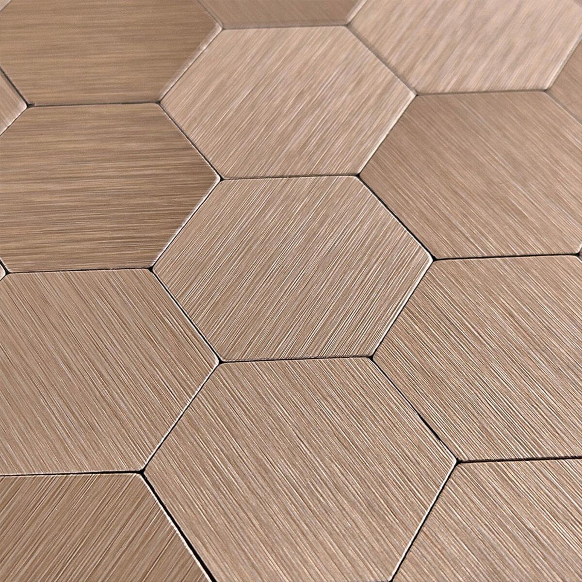 Плитка алюмінієва самоклеюча 300х300х3 мм Мозаїка рожеве золото (SW-00001930) - фото 5 Плитка алюмінієва самоклеюча 300х300х3 мм Мозаїка рожеве золото (SW-00001930) - фото 5