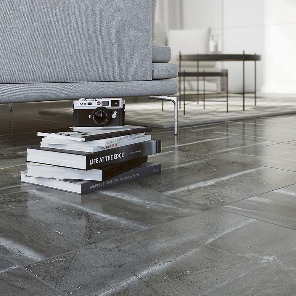 Керамогранітна плитка для підлоги та стін Cersanit MORIS 42x42 см Graphite (549797) - фото 3 Керамогранітна плитка для підлоги та стін Cersanit MORIS 42x42 см Graphite (549797) - фото 3