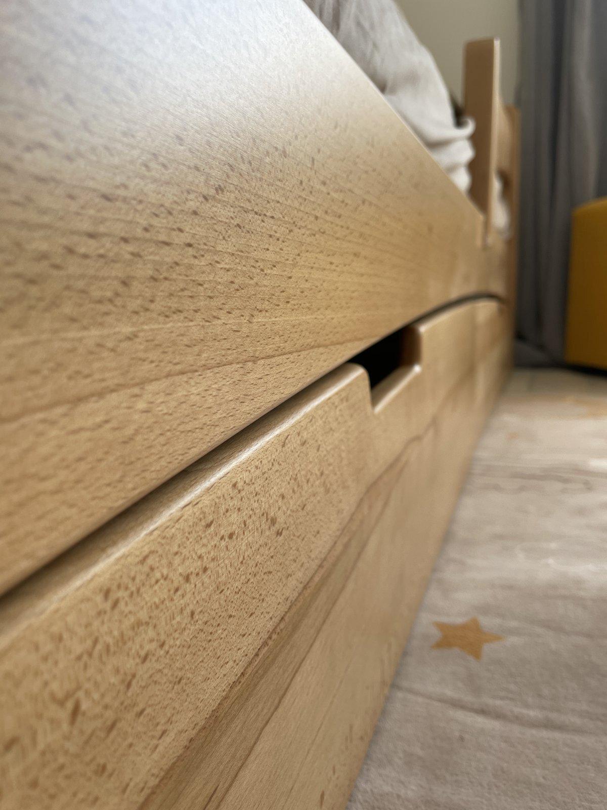 Ліжко підліткове Goydalka Afina з шухлядою 190x80 см Натуральний - фото 5