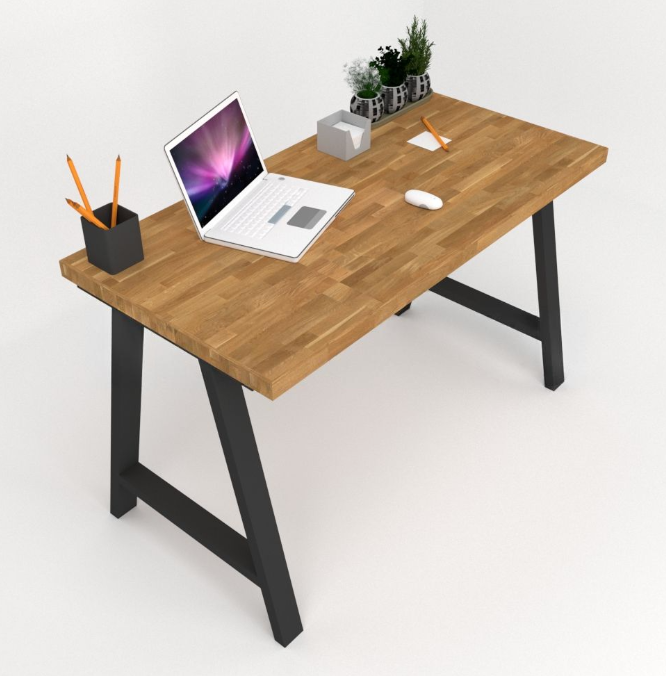 Cтіл EcoLoft IN-2036 Лофт 120х60 см Коричневий (23055016) - фото 3 Cтіл EcoLoft IN-2036 Лофт 120х60 см Коричневий (23055016) - фото 3