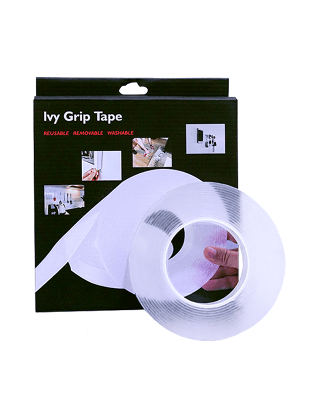 Стрічка клейка кріпильна Ivy Grip Tape двостороння прозора 5 м (032c9ff8) - фото 2