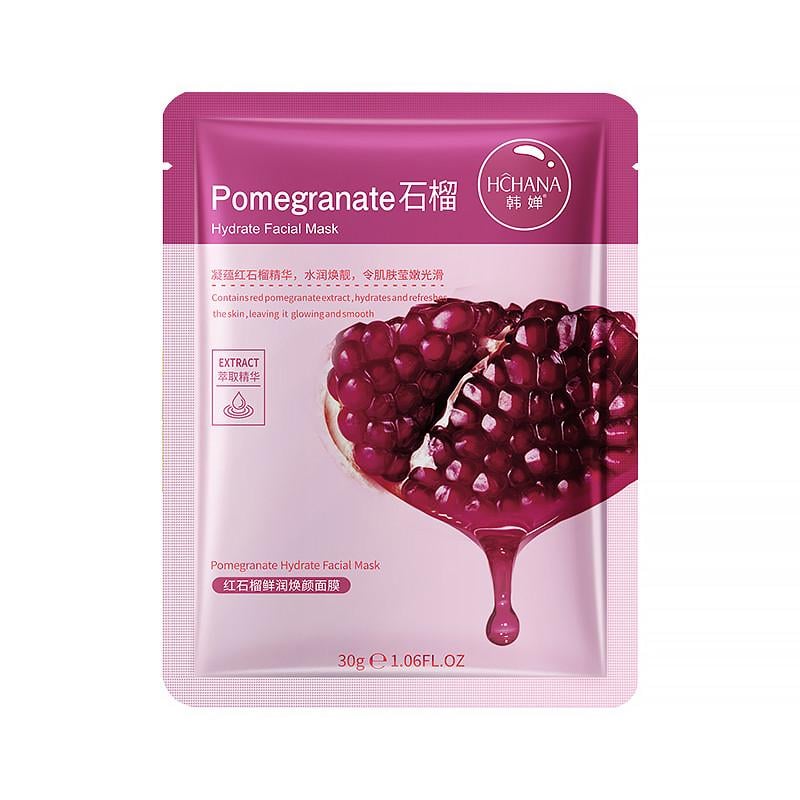 Маска для лица Hchana Redstone Grenade Moisturizing Mask Pomegranate увлажняющая - фото 1 Маска для лица Hchana Redstone Grenade Moisturizing Mask Pomegranate увлажняющая - фото 1