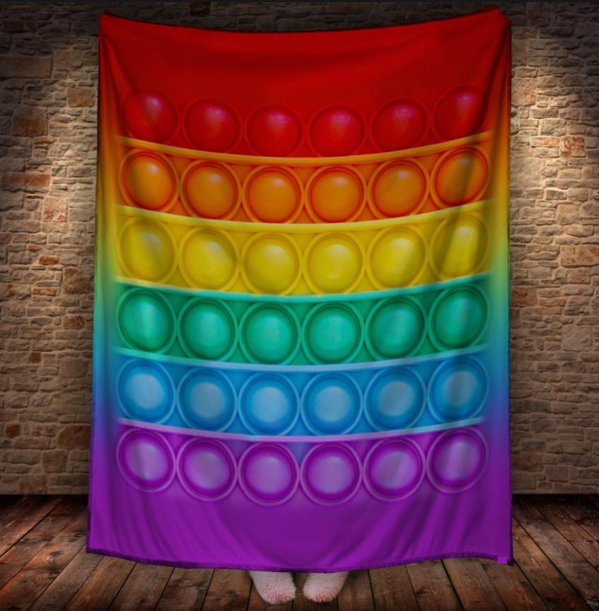 Плед с 3D принтом Поп Ит 150х200 см (epi_1773)