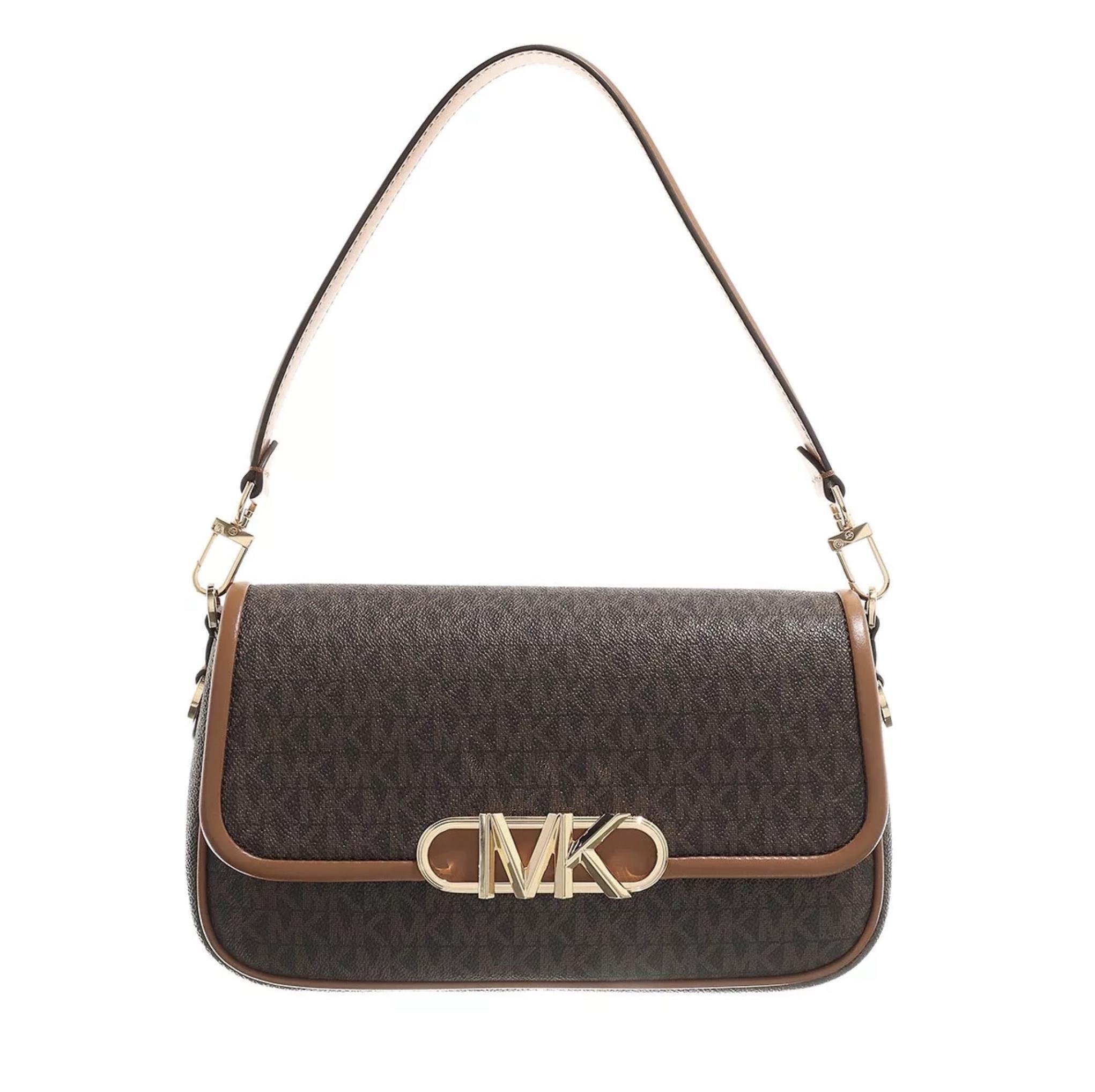 Сумка жіноча Michael Kors Parker Medium Leather Коричневый