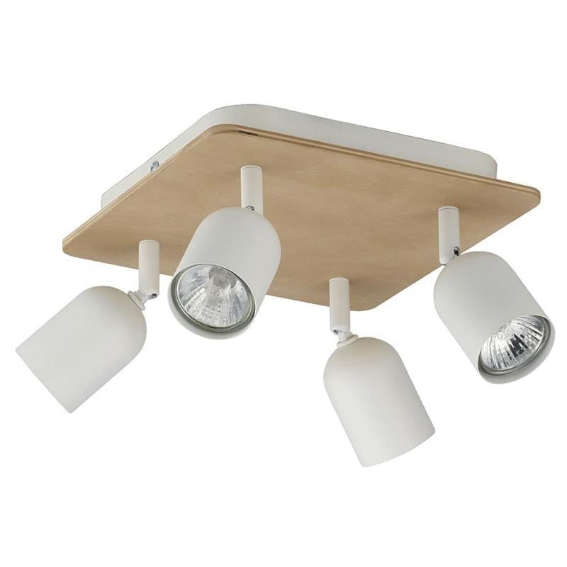 Спот TK-Lighting Top Wood 4 WH (3297)