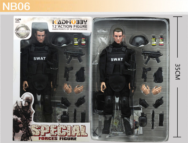 Фігурка солдата Swat 12 Action Figure (900435) - фото 4