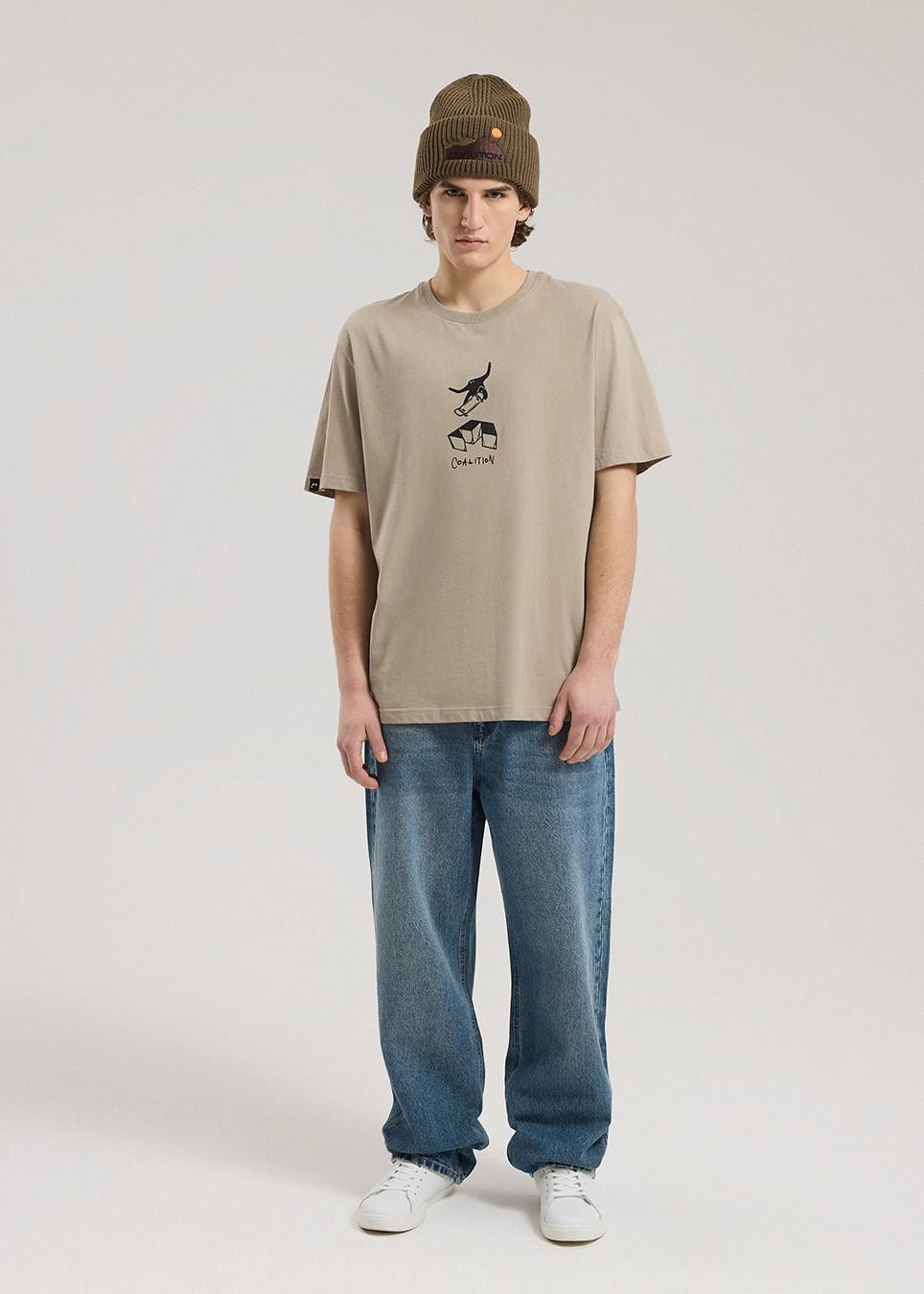 Футболка мужская Diverse CLTN T SK8 02 M Каменно-серый (5905384092618)