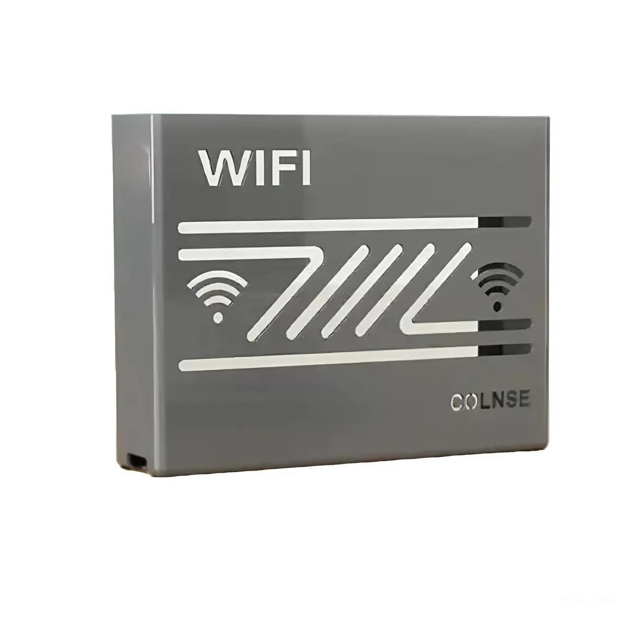 Полка-держатель для роутера Colnse пластиковая настенная 29х23 см Серый (CLNSGRPBS) - фото 1 Полка-держатель для роутера Colnse пластиковая настенная 29х23 см Серый (CLNSGRPBS) - фото 1