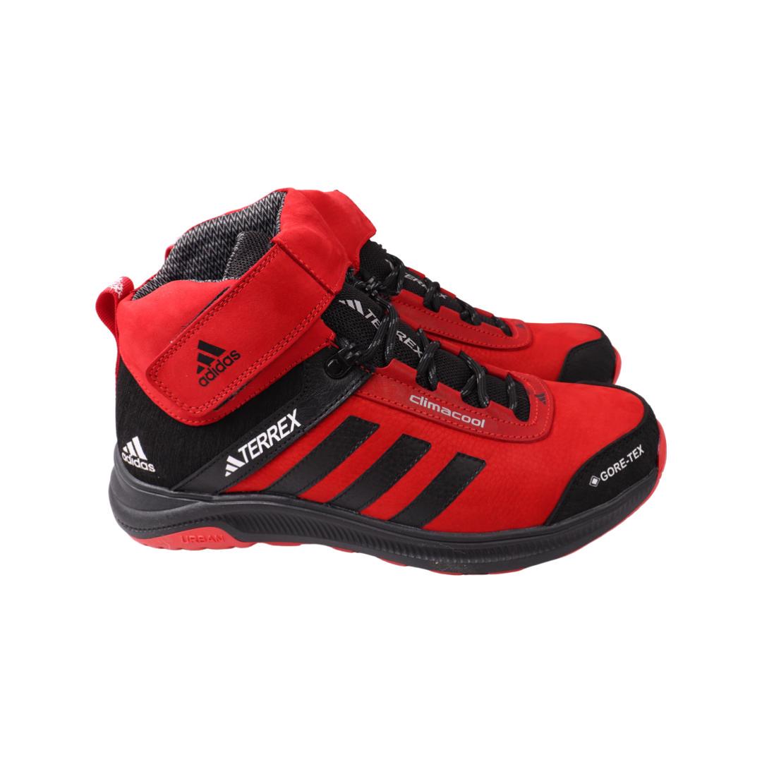 Ботинки мужские MDK из нубука р. 41 Красный (35-22ZHS)