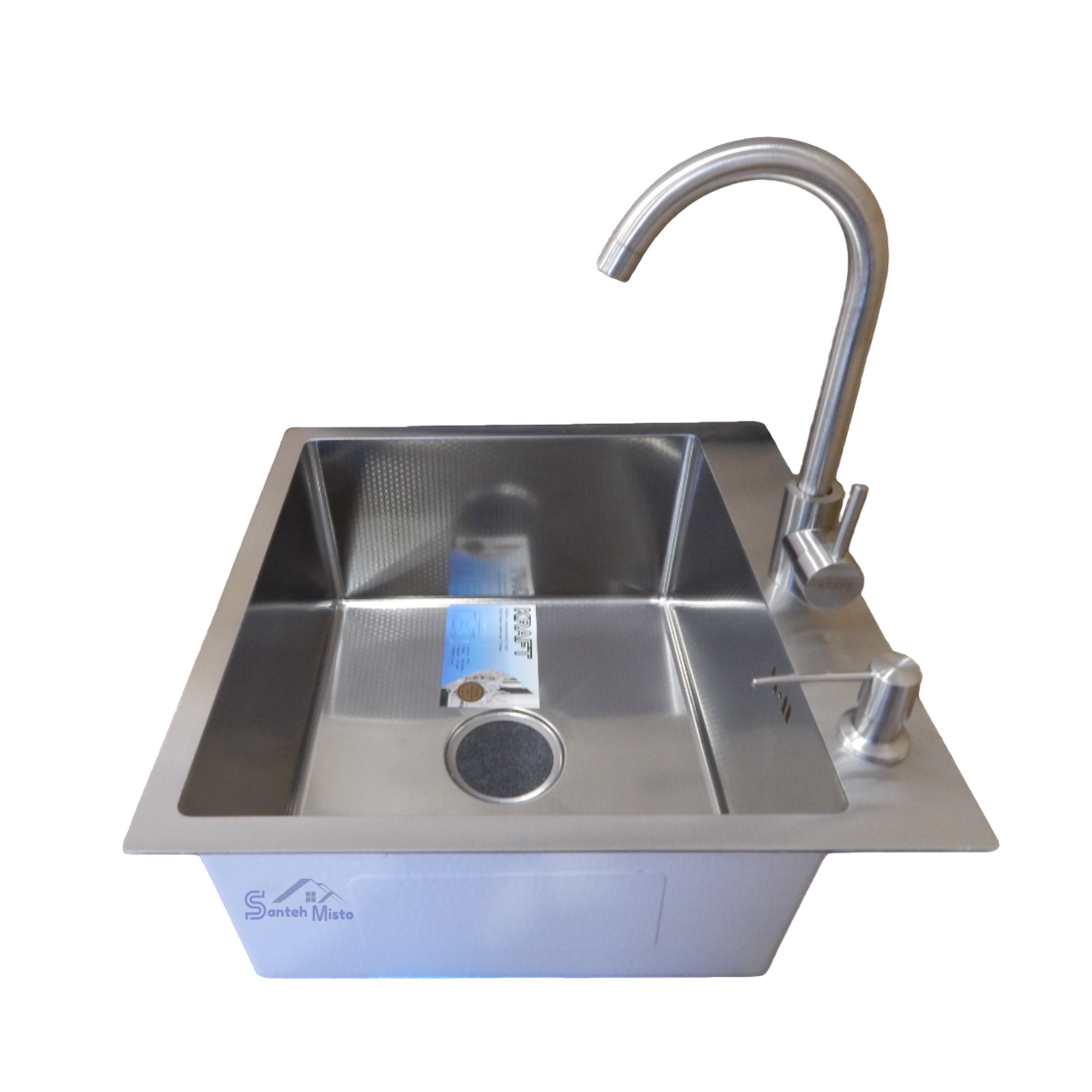 Комплект кухонной мойки Kraft HM 5448 decor 3,0/1,0 мм (2531398908)